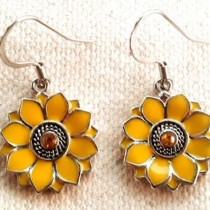 Daisy Sunflower Earrings